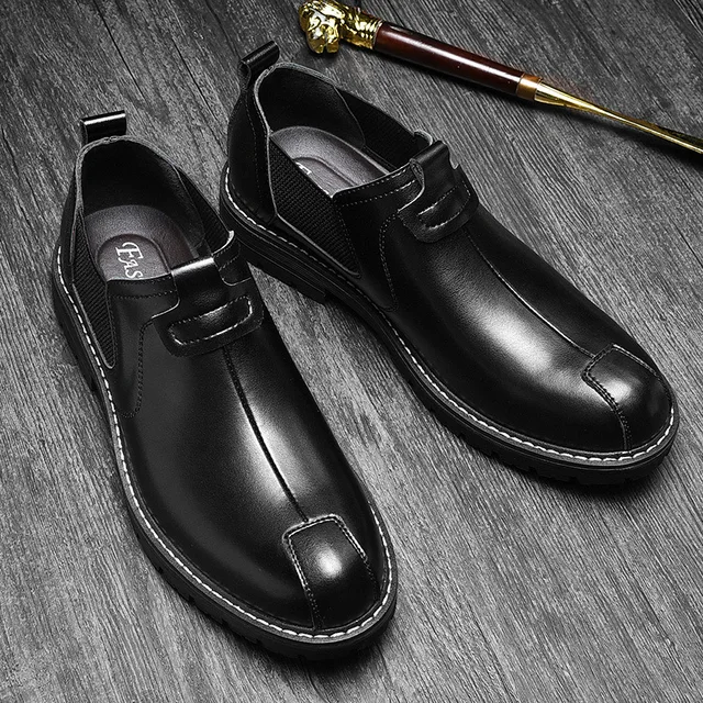 New Arrival Retro Bullock Design Men Classic Business Formal Shoes Pointed Toe leather shoes Men Oxford Dress Shoes - Image 6