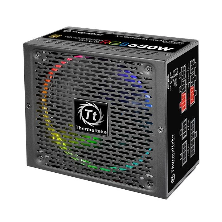 Блок питания Thermaltake ATX 650W Toughpower Grand RGB Sync 80+ gold(24+4+4pin) APFC 140mm fan colo