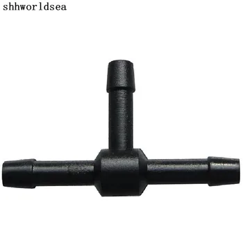 

Shhworldsea 500pcs Free Shipping Nylon Black T Style Tee Connector