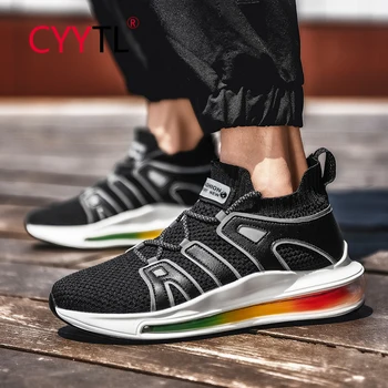 

CYYTL Men's Trend Casual Sport Sneakers Breathable Anti-slip Running Shoes Men's Comfortable Tennis Trainers Schuhe Herren