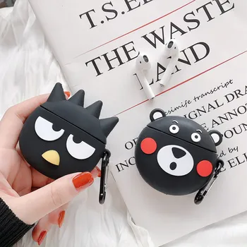 

3D Rabbit Earphone Case For AirPods Case Cartoon Bear Headphone Case For Apple Airpods Silicone Cover For Air Pods Earpods Strap