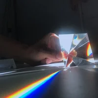 100mm Kristall Optische K9 Glas Pyramide Prisma Regenbogen Fotografie Regenbogen Prisma