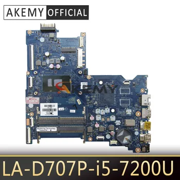 

903792-601 903792-501 903792-001 LA-D707P For HP Notebook 15-AY 15-AY172 series Laptop Motherboard with I5-7200U fully Tested
