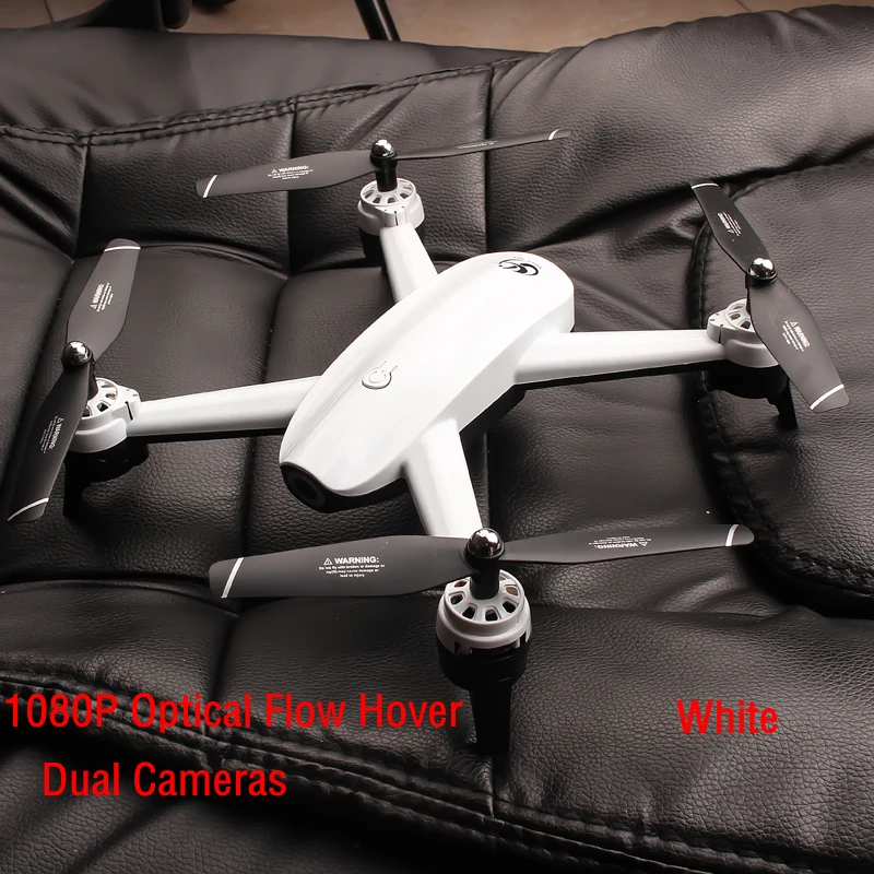 S165 RC Drone 4K оптическое позиционирование потока 1080p HD Двойная камера Wifi в режиме реального времени антенна видео RC Квадрокоптер вертолет игрушки - Цвет: 5MP White 2 Cameras