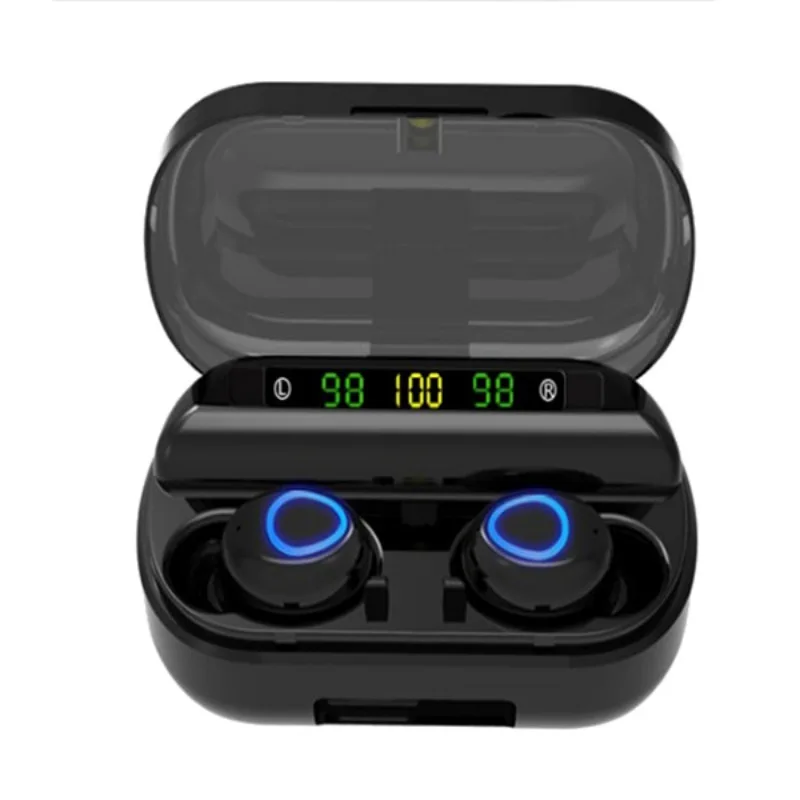 style 1 Bluetooth 5,0 водонепроницаемые спортивные наушники с шумоподавлением и чехол для зарядки - Цвет: style 1
