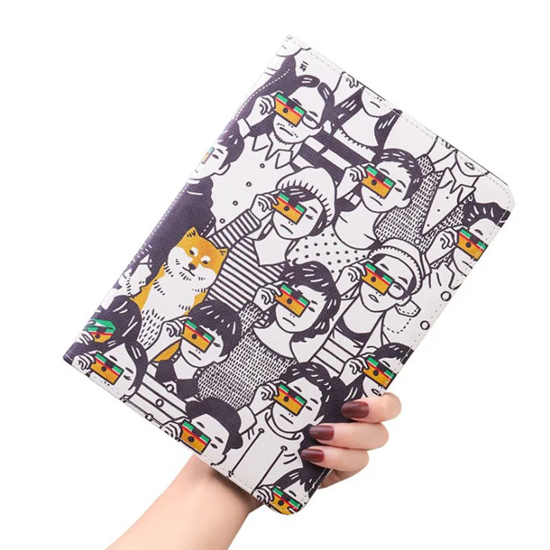 

For iPad Mini 1 2 3 4 Case Cartoon PU Leather Silicone Soft Back Cover Flip Smart Stand Tablet Cover For iPad Mini 5 2019 Case