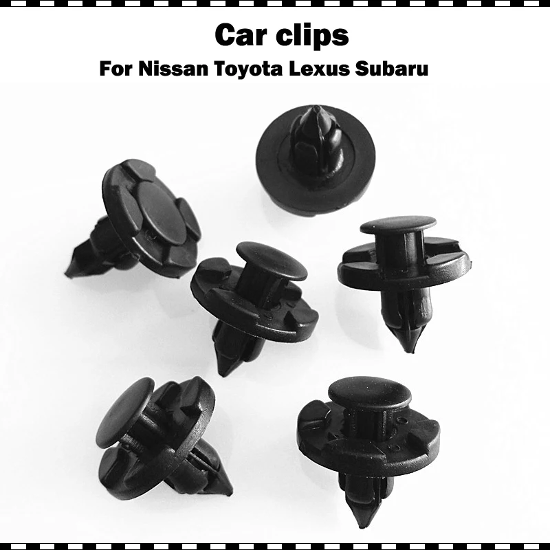 Автомобильный бампер Крепеж Пластиковые заклепки застёжка-крепление 8 мм дверной наличник для автомобиля бамперы панели грили боковые зажимы для Nissan/Toyota/Lexus