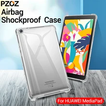 Чехол PZOZ для HuaWei M6, Силиконовый противоударный прозрачный чехол из ТПУ для HuaWei M3 M5 8,4 10,8 M3 M5 lite 8,0 10,1, чехол для планшета