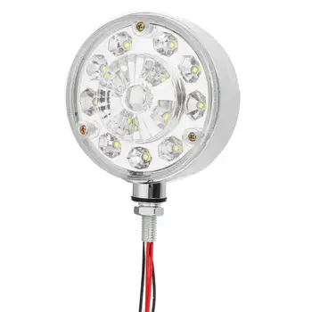

Hot 2pcs 24V Double Face LED Stop Turn Signal Tail Lights Lamp Side Marker Light For Trucks Cars Trailers Lorry Tractors Buses B