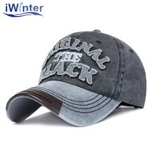 IWINTER, Ретро стиль, вареная бейсболка для мужчин и женщин, бейсболка, регулируемая, Gorras, повседневная, Casquette, бейсболка с вышитыми буквами, s