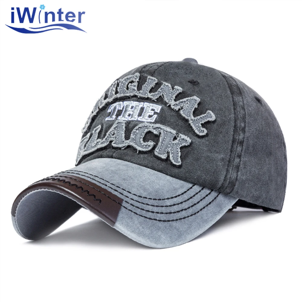 Кепка IWINTER в стиле ретро для мужчин и женщин регулируемая бейсболка с вышивкой