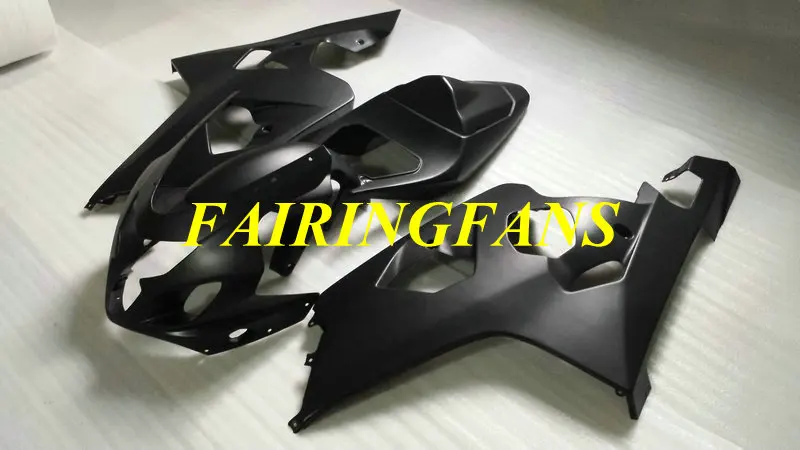 Комплект обтекателей для мотоцикла GSXR600 750 K4 04 05 GSXR 600 GSXR750 2004 2005 все матовые черные Обтекатели кузова+ подарки SE32
