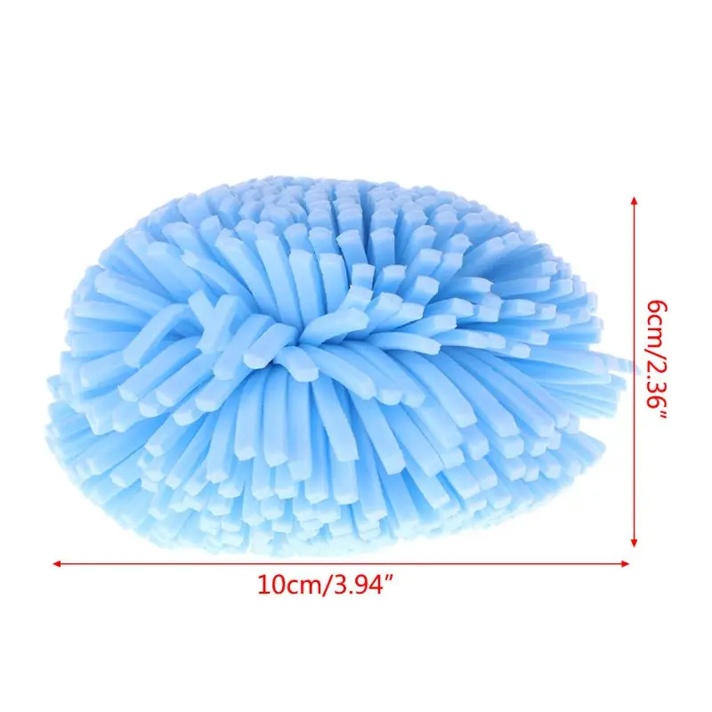 2 шт. пористая губка для ванной шары буферная подушка для душа тела отшелушивающая стирка скручивание