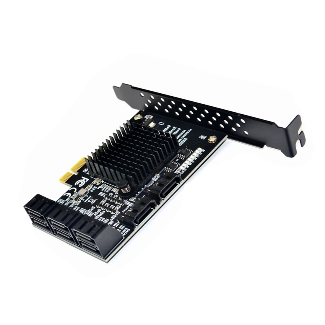 Компьютерная шина PCI-E SATA 2X 4X 8X 16X карт PCI-E PCI Express SATA 3,0 8-Порты и разъёмы SATA III SSD SATA 6 Гбит адаптер расширения Панели с USB Дата-кабель