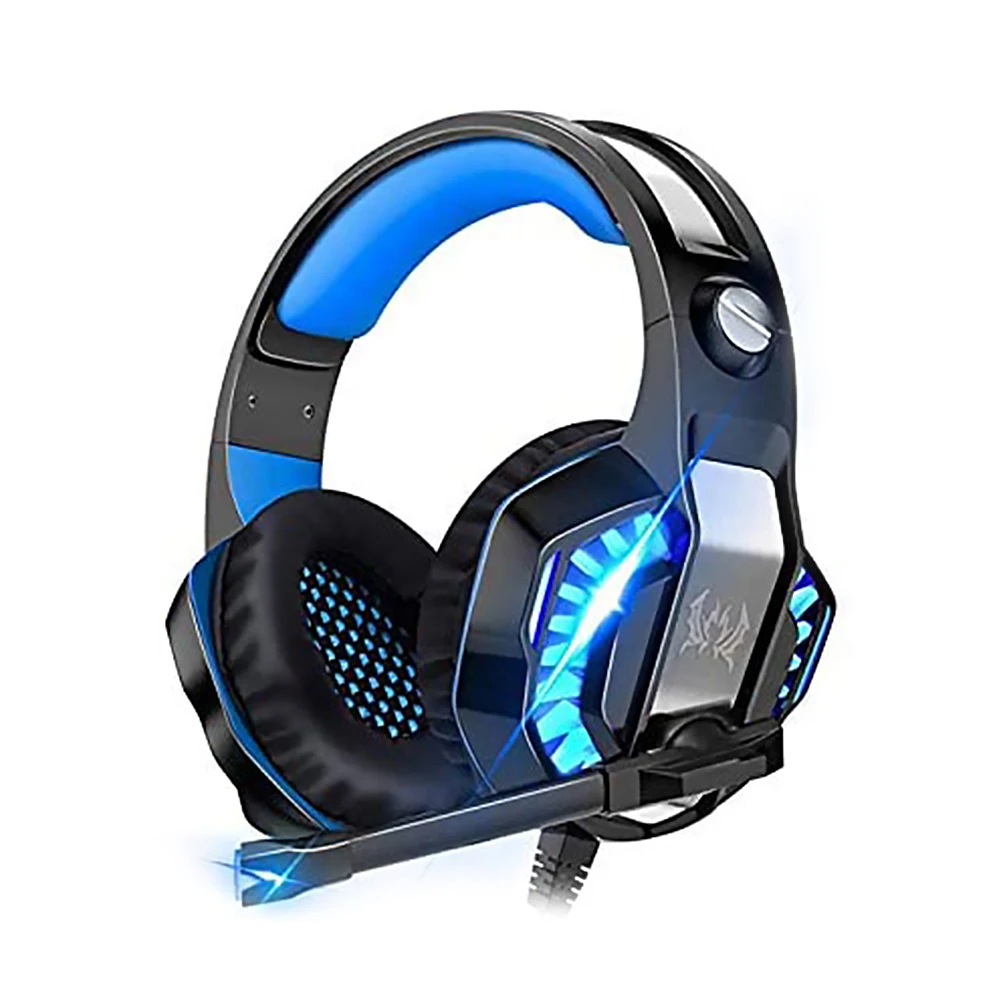 Over ear Gaming Calling Headphones Light Computer 2 LED with Microphone for G200 Gen Outdoor Enjoyable Earphone Ornament