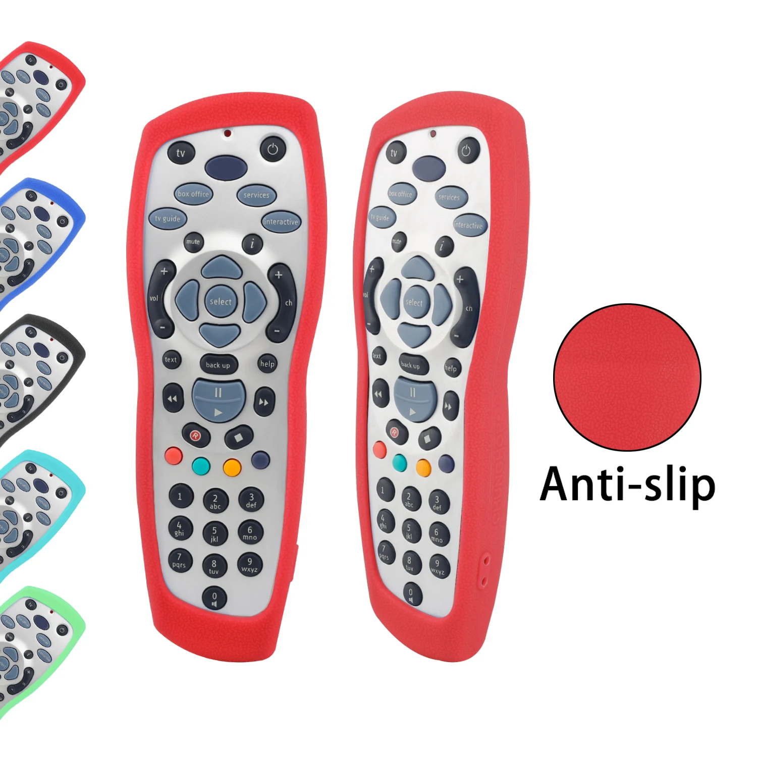 Silicone Remote Control Protective Case - Durable, Dustproof, Soft Cover