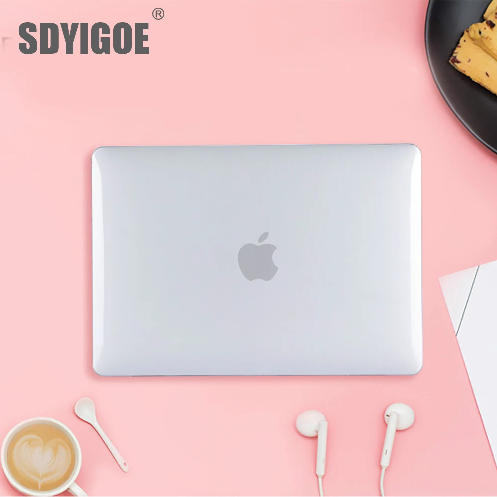 Чехол для ноутбука s чехлы с кристаллами для MacBook touchbar pro16 13/15 дюймов A2159 A1989 A1932 1502 A1708 для apple чехол для ноутбука жесткий чехол