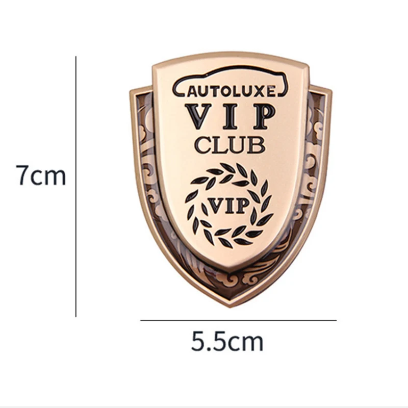 Золотая vip эмблема для автомобилей BMW Benz Audi Land Rover Jaguar наклейка на боковое окно и