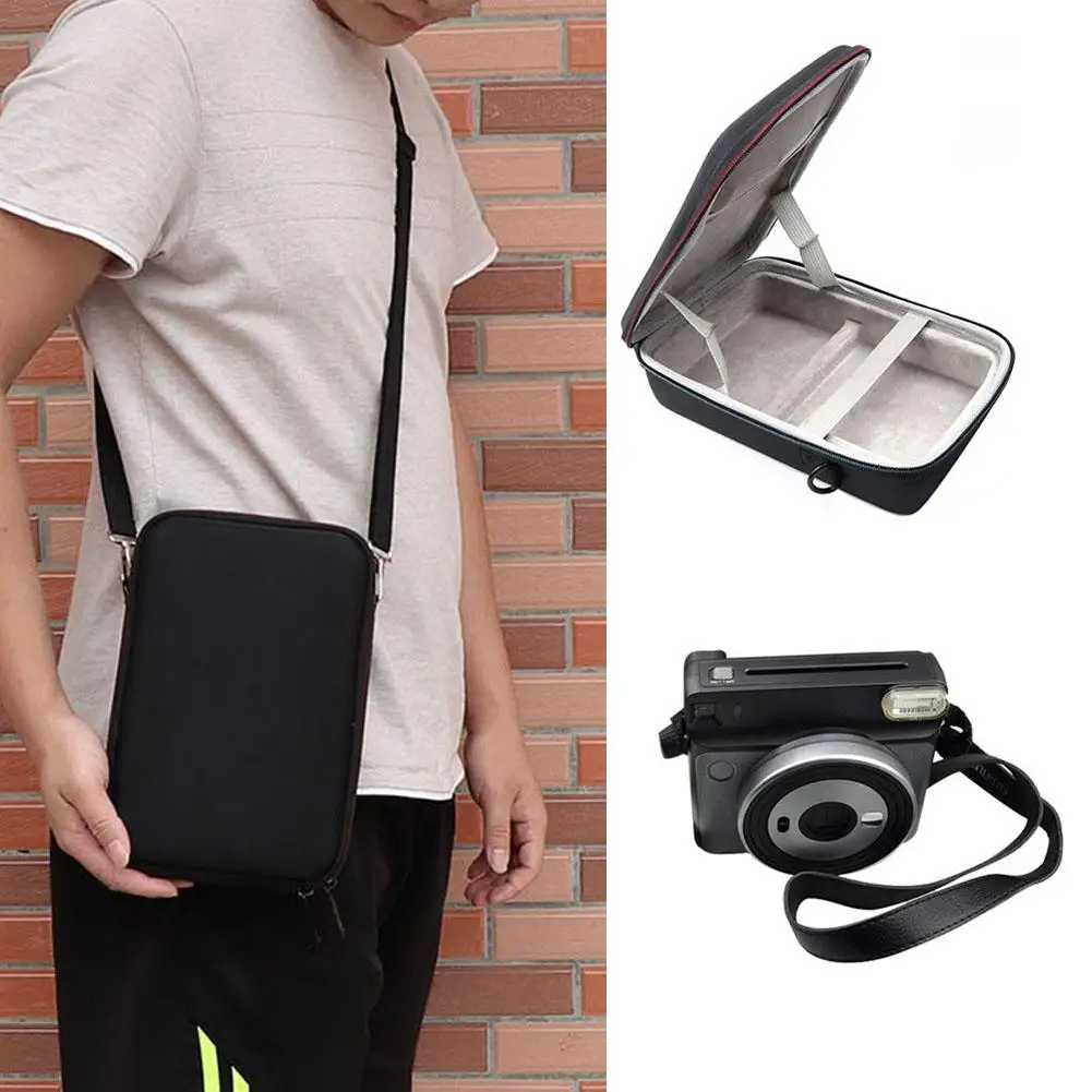 Protective Case For Fujifilm Instax Square SQ6 Instant Film Camera Bag With Shoulder Strap Hard Travel Accessories | Электроника