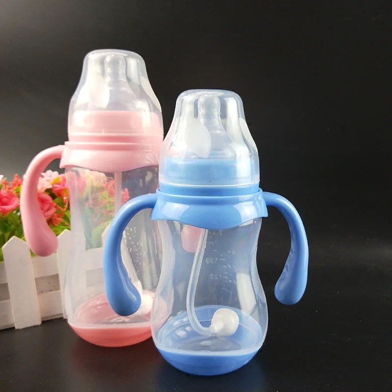 

Flower with Gift Box Temperature Color Changing Feeding Bottle Pp Wide Aperture Infant Shatter-resistant Large Capacity Plastic
