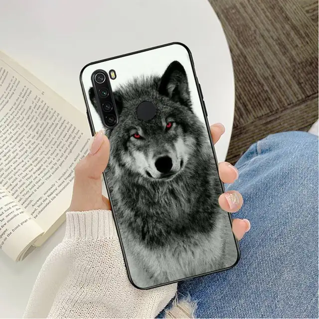 Yinuoda angry wolf face Phone Case for Xiaomi Redmi 4X 7 7A 8 8A 9 9A Note 7 8 8T 9 10 Pro a6