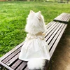 Summer Dress for Dog Pets Teddy Wedding Dress Dog Clothes