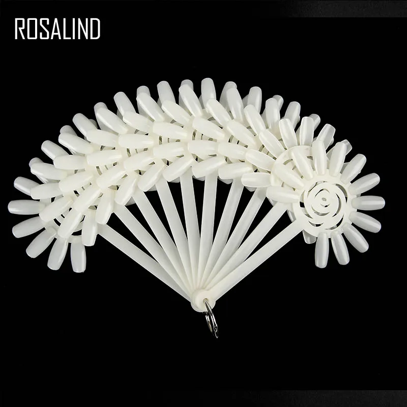 Накладные ногти ROSALIND цветная карточка для нейл арта инструменты практики