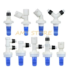 1Pc 20-32mm Inlet 40 50 75mm Outlet PVC Pipe Washing Machine Kitchen Hose Y Elbow Connector Adapter Drain Hose Coupling Joiner