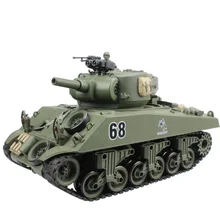 2,4G rc Танк США Шерман M4A3 колесница 15 каналов 1/20 главный боевой танк модель Рождественский подарок США штекер