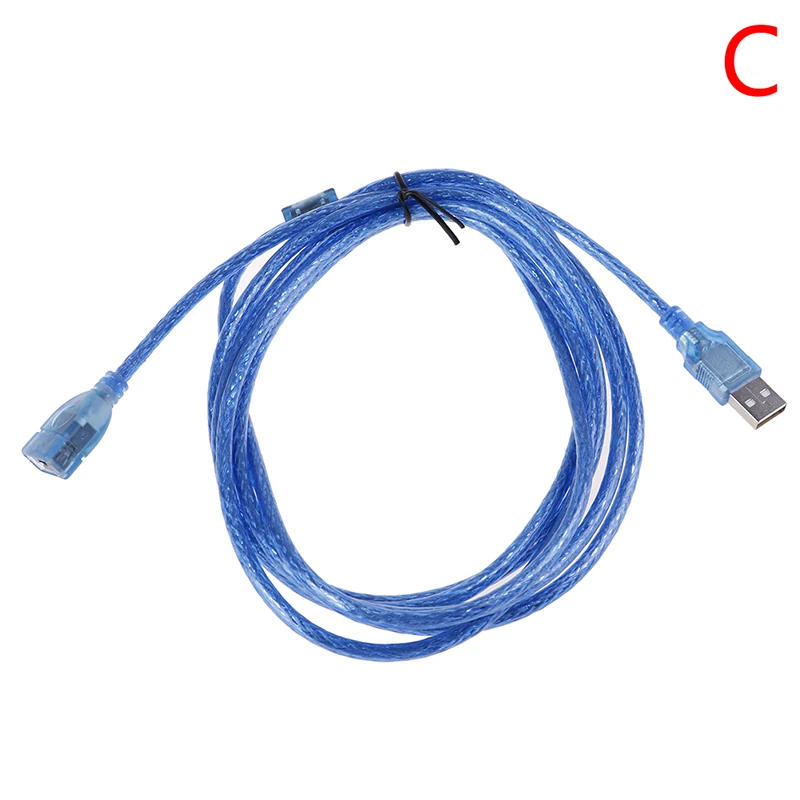 0,3 м, 1,5 м, 3 м, 5 м, 10 м прозрачный синий usb-накопитель 2,0 A Male-B Мужской высокоскоростной принтер расширение Смарт настенный переключатель