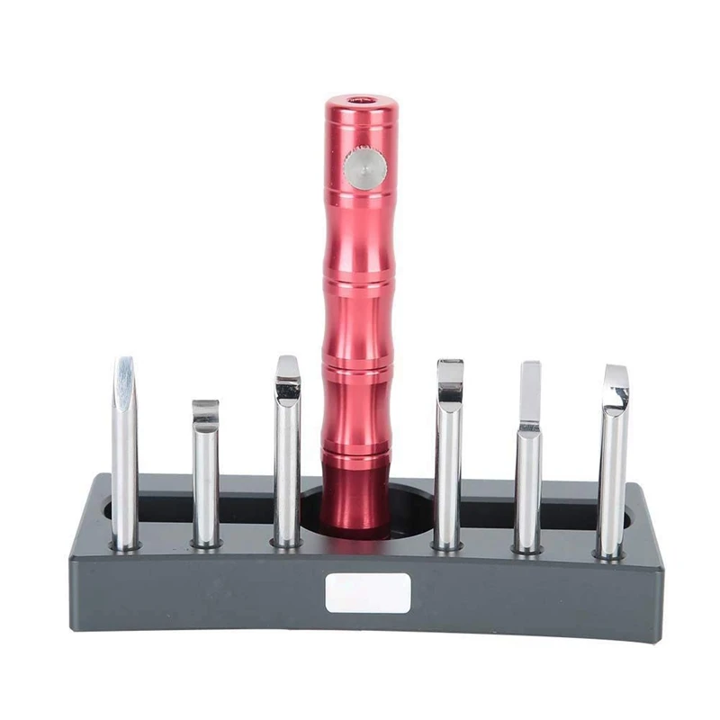 

Professional Watch Back Case Cover Remover Opener Tool Set with 6 Kind Different Blade Watch Cover Removal Repair Tool