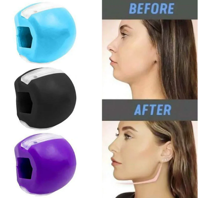 Fitness Ball Face Masseter Men Facial Pop N Go Mouth Jawline Jaw Muscle Exerciser Chew Ball Chew Bite Breaker Training Face Lift masseter ball jawline muscle exerciser chew ball facial muscle training ball mandible trainer face fitness balls