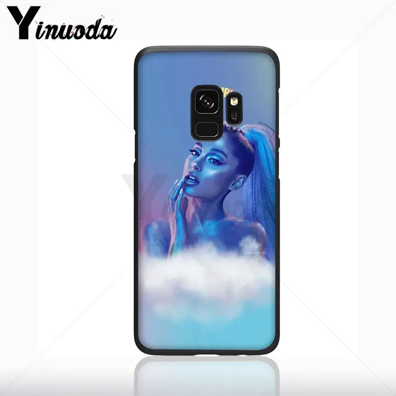 Coque untuk Galaxy S9 Ariana Grande Soft Shell Ponsel Case untuk Samsung Galaxy S10plus S9 S8plus S10e A50 A70 A10 ponsel
