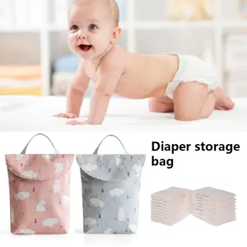 

Portable Diaper Storage Bag Cosmetics Paper Towels Reusable Organizer Snacks Water Bottles Travel Organizer