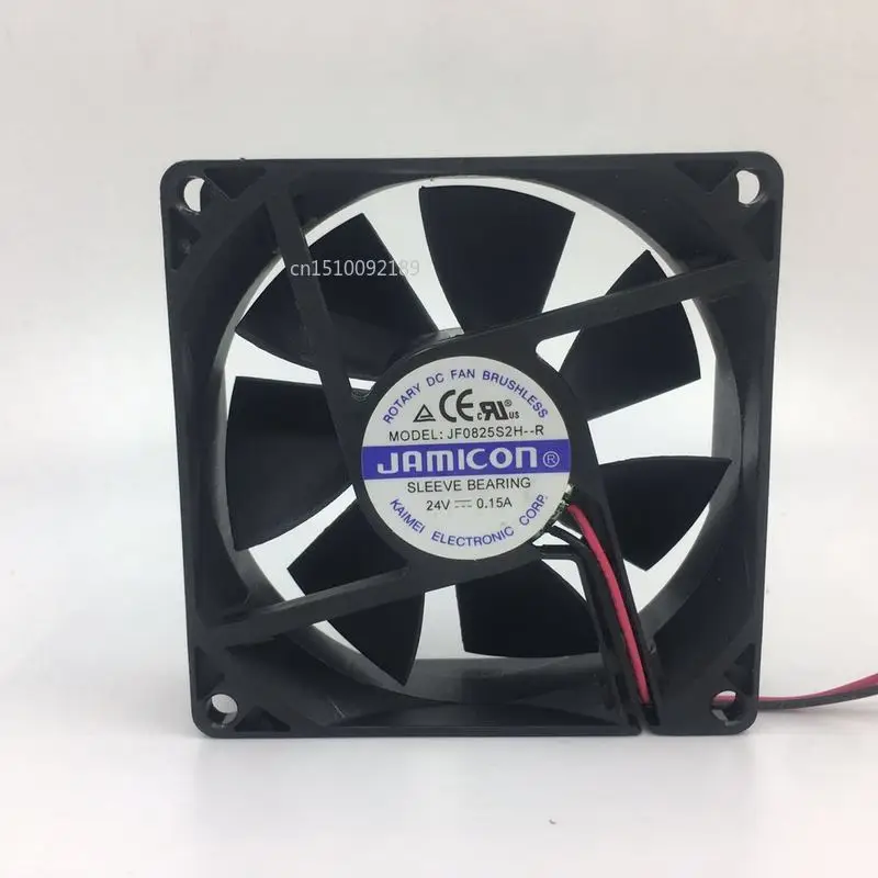 for Jamicon 8025 8CM inverter silent fan 24V 0.15A JF0825S2H-R Free shipping