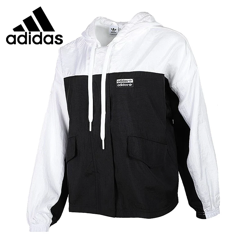 

Original New Arrival Adidas Originals Windbreaker Women's jacket Hooded Sportswear