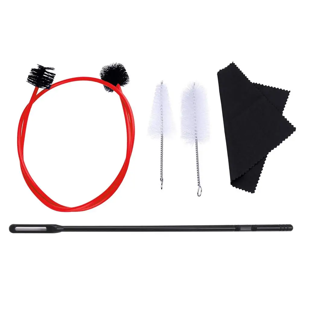 Trumpet Maintenance Cleaning Care Set, Brushes, Snake Cleaning Cloth