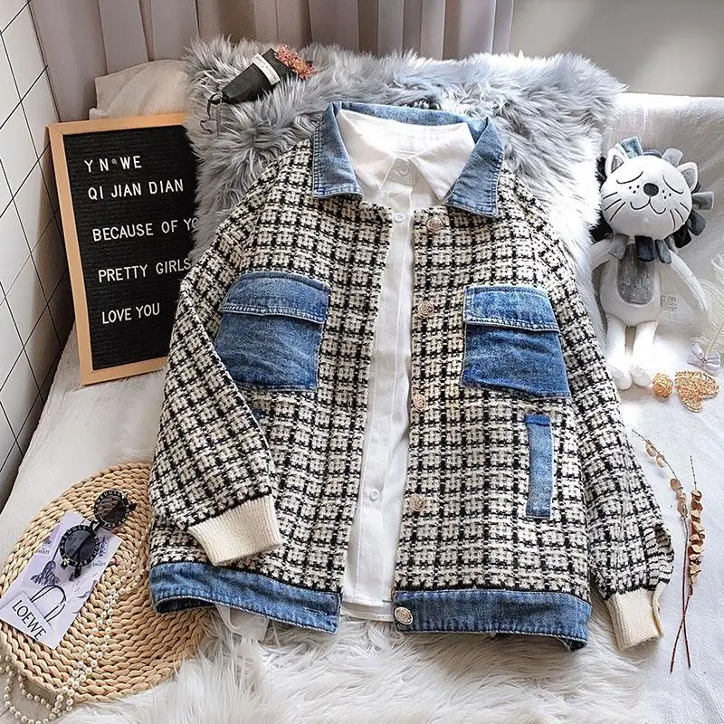 2020 new versatile Korean personalized Denim Wear