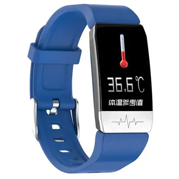 

T1 Smart Watch Band Temperature Body Temperature Detection Smart Watch Heart Rate Test Wristband Fitness Tracker Smart Watch