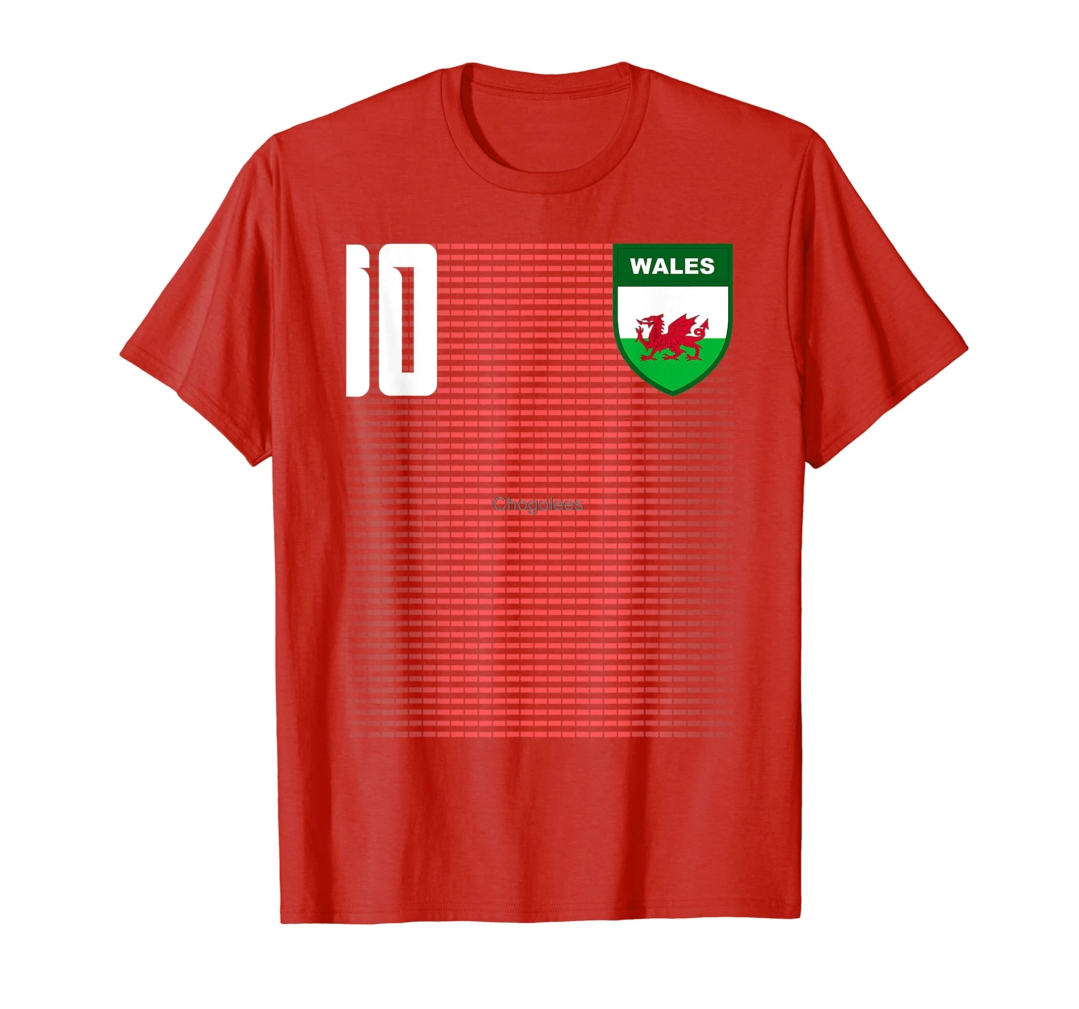 Welsh Wales Futboll Soccer Jersey T-Shirt