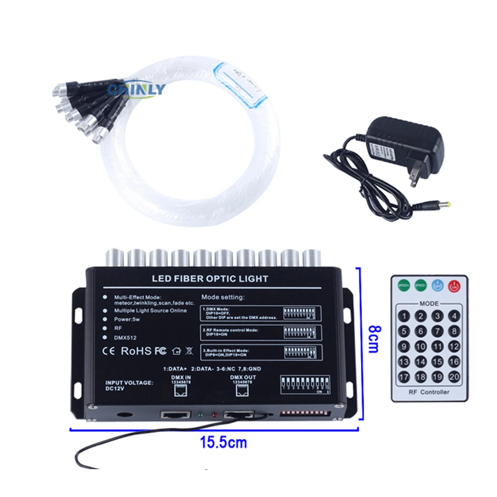 Светодиодный волоконно-оптический Звездный светильник 16 Вт RGBW смартфон приложение RF управление Оптическое волокно стрельба Метеор эффект детская комната огни