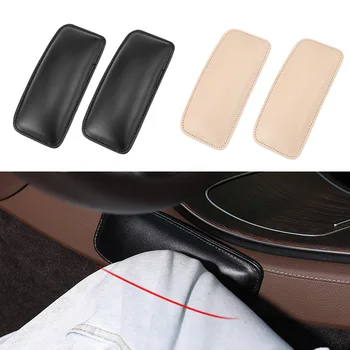 

Car Knee Cushion Car Knee Pad Leg Pad Knee Cushion Thigh Support Knee Pad Interior Universal Soft Car Seat Pillow Leather