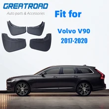 Garde-boue moulé de style OE pour voiture, accessoire de protection contre les éclaboussures, pour Volvo V90 2017 – 2020 2018