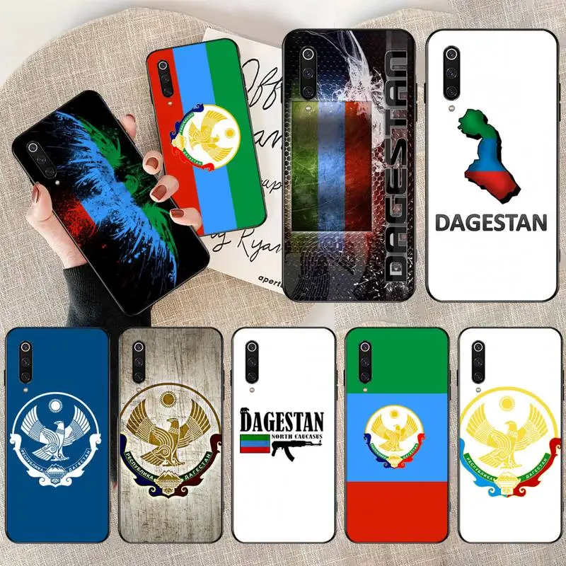 Чехол для телефона CUTEWANAN Dagestan с национальным флагом и орлом Xiaomi Mi 10 Pro lite Mi9 9SE 8SE