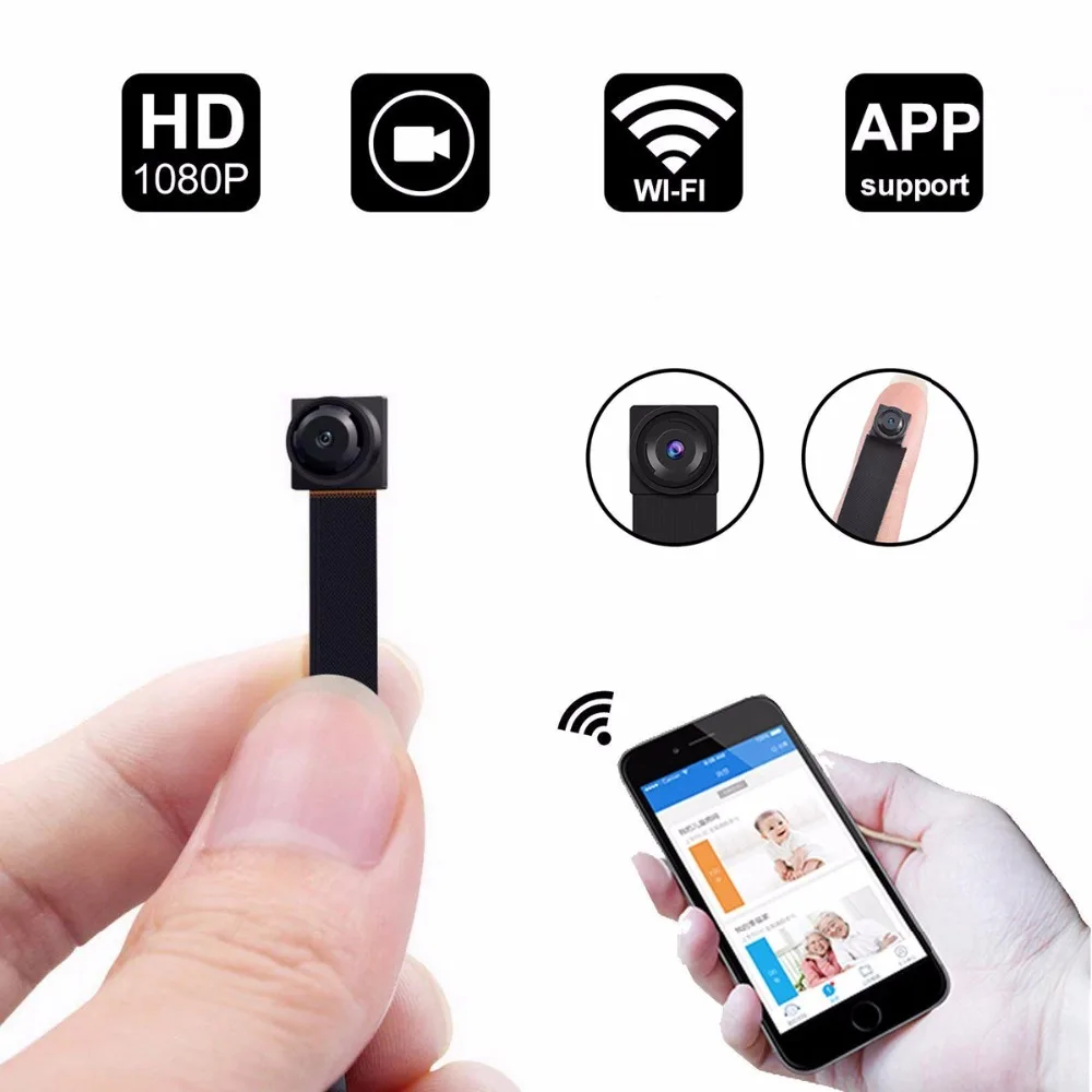 Wifi Ip Mini Camera HD 1080P DIY CCTV Micro Camcorder P2P Wireless Webcam DVR Video Recorder Home security Nanny | Электроника