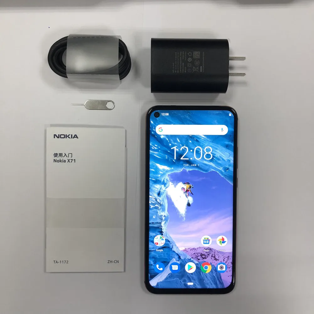 Мобильный телефон Nokia X71 с глобальной прошивкой, 6 ГБ ОЗУ, 6,39 дюймов, Восьмиядерный процессор Snapdragon 660, Android 9, 48MP камера, отпечаток пальца, 4G LTE, мобильный телефон