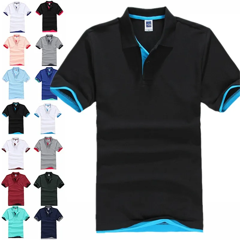 Breathable Quick Dry Golf Shirts Mens Summer Sportswear Golf Shirts