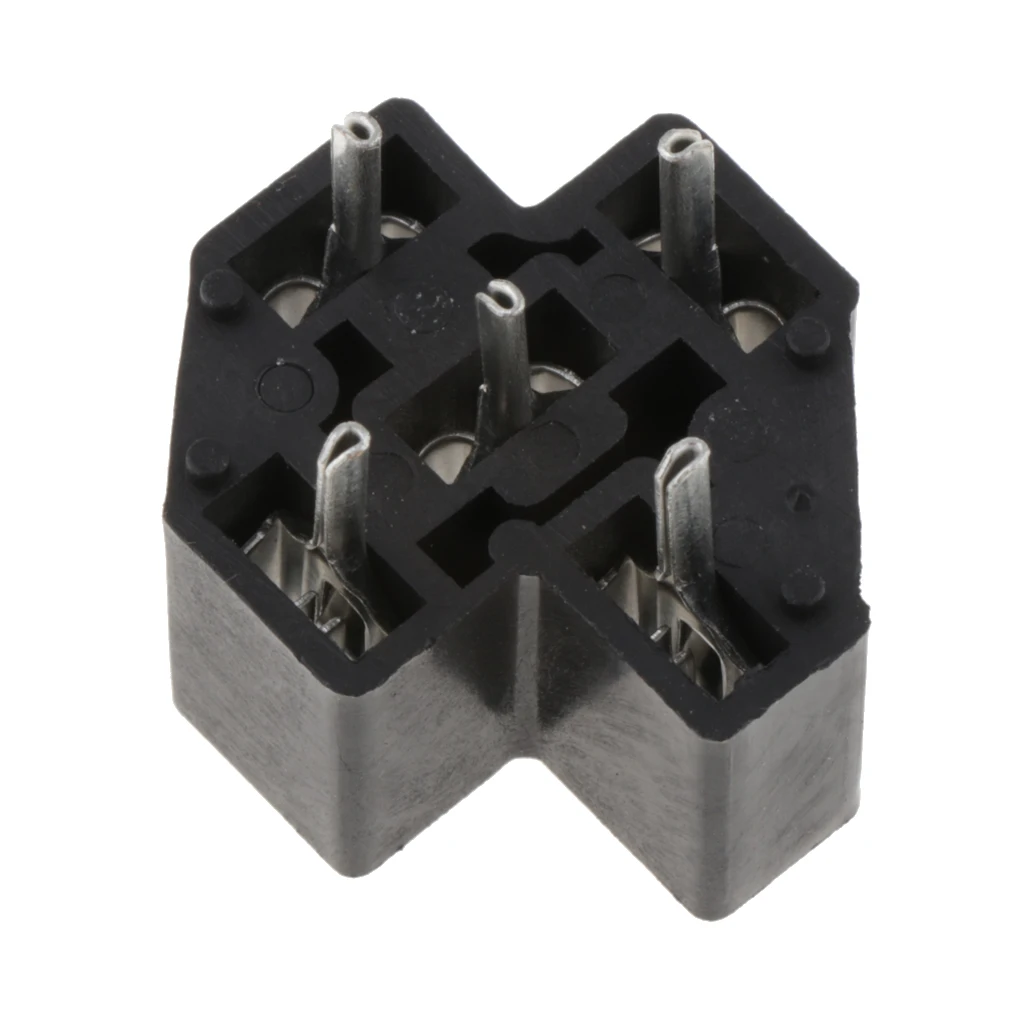 40A 5Pin Relay Connector PC Board Mount Micro Relay Socket PCB Thermoplastic Relay