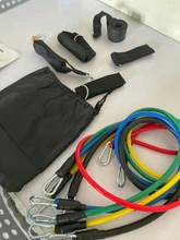 Juego de bandas de resistencia para musculación, equipo de gimnasio en casa, entrenamiento de pesas profesional, bandas de goma elásticas, expansor de entrenamiento