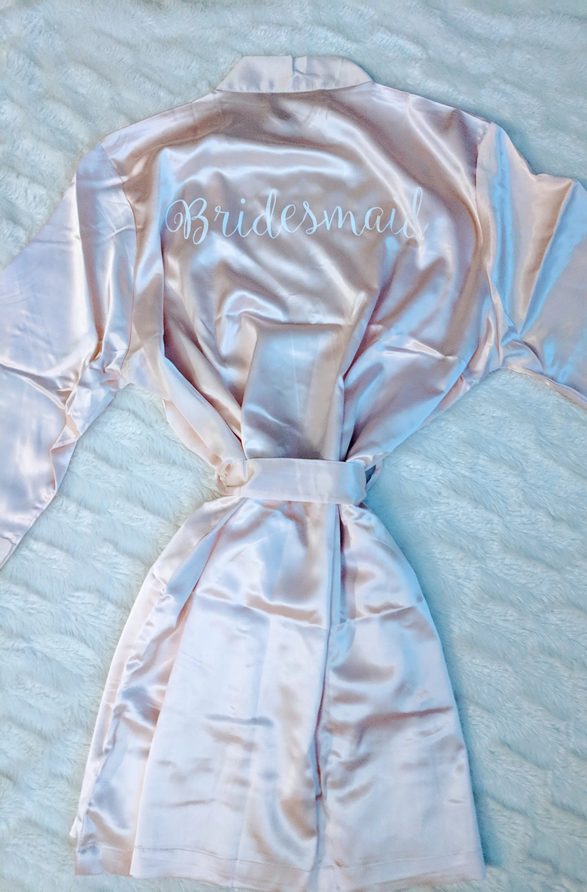 personalised silk robe